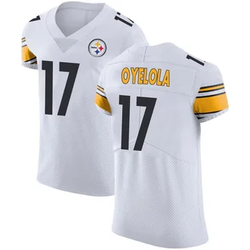 Men's Ayo Oyelola Pittsburgh Steelers Nike Elite Vapor Untouchable Jersey - White