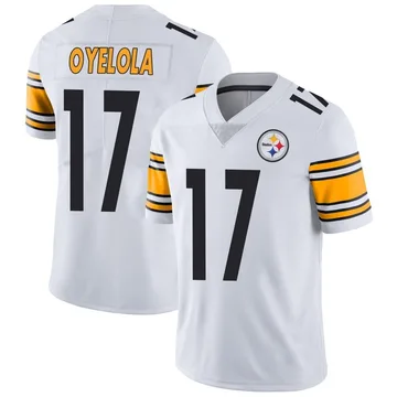 Men's Ayo Oyelola Pittsburgh Steelers Nike Limited Vapor Untouchable Jersey - White