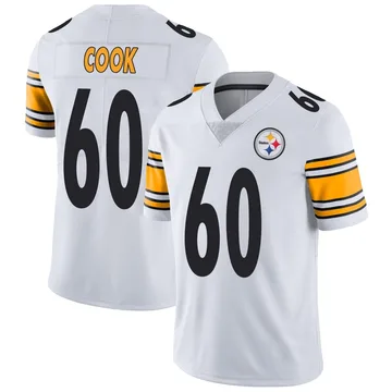 Men's Dylan Cook Pittsburgh Steelers Nike Limited Vapor Untouchable Jersey - White