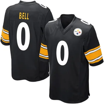 Men's Jaheim Bell Pittsburgh Steelers Nike Game Team Color Jersey - Black