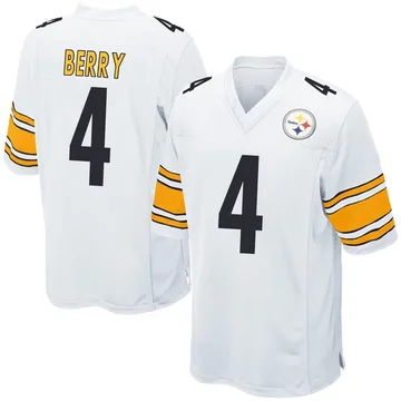 Men's Jordan Berry Pittsburgh Steelers Nike Game Jersey - White