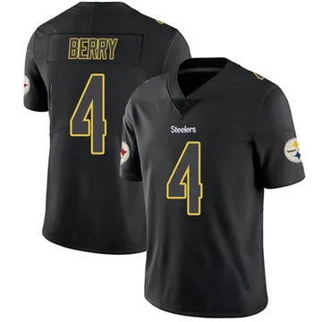 Men's Jordan Berry Pittsburgh Steelers Nike Limited Jersey - Black Impact