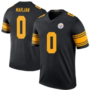Men's Laith Marjan Pittsburgh Steelers Nike Legend Color Rush Jersey - Black
