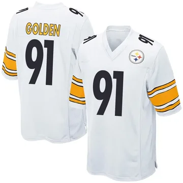 Men's Markus Golden Pittsburgh Steelers Nike Game Jersey - White