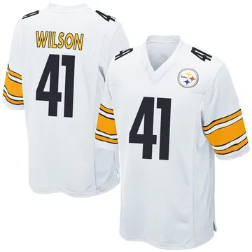 Men's Payton Wilson Pittsburgh Steelers Nike Game Jersey - White