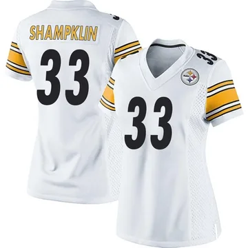 Women's Aaron Shampklin Pittsburgh Steelers Nike Game Jersey - White