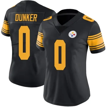 Women's Gennings Dunker Pittsburgh Steelers Nike Limited Color Rush Jersey - Black