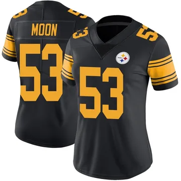 Women's Jeremiah Moon Pittsburgh Steelers Nike Limited Color Rush Jersey - Black