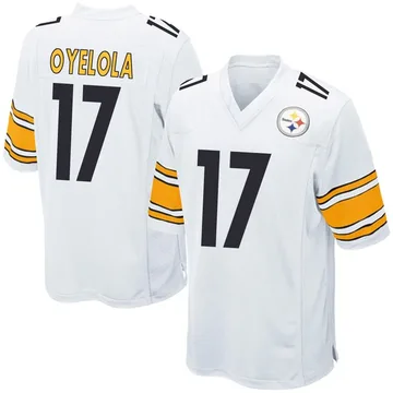 Youth Ayo Oyelola Pittsburgh Steelers Nike Game Jersey - White