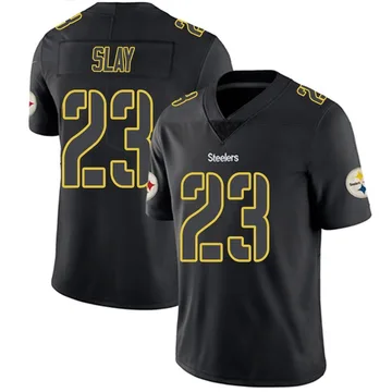Youth Darius Slay Jr. Pittsburgh Steelers Nike Limited Jersey - Black Impact