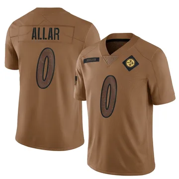 Youth Drew Allar Pittsburgh Steelers Nike Limited 2023 Salute To Service Jersey - Brown