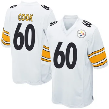 Youth Dylan Cook Pittsburgh Steelers Nike Game Jersey - White