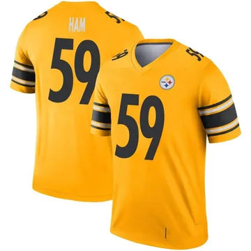 Youth Jack Ham Pittsburgh Steelers Nike Legend Inverted Jersey - Gold