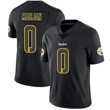 Youth Laith Marjan Pittsburgh Steelers Nike Limited Jersey - Black Impact