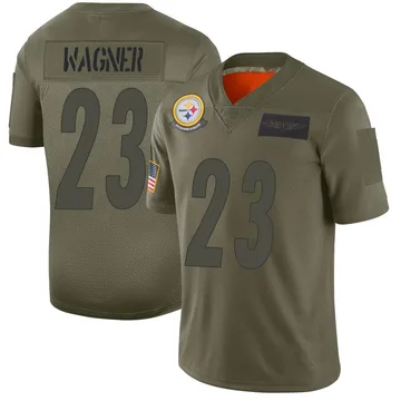Youth Mike Wagner Pittsburgh Steelers Nike Limited 2019 Salute to Service Jersey - Camo
