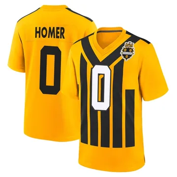 Youth Travis Homer Pittsburgh Steelers Nike Game Alternate 1933 Throwback Jersey - Gold