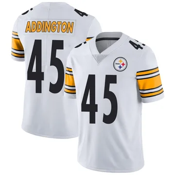 Youth Tucker Addington Pittsburgh Steelers Nike Limited Vapor Untouchable Jersey - White